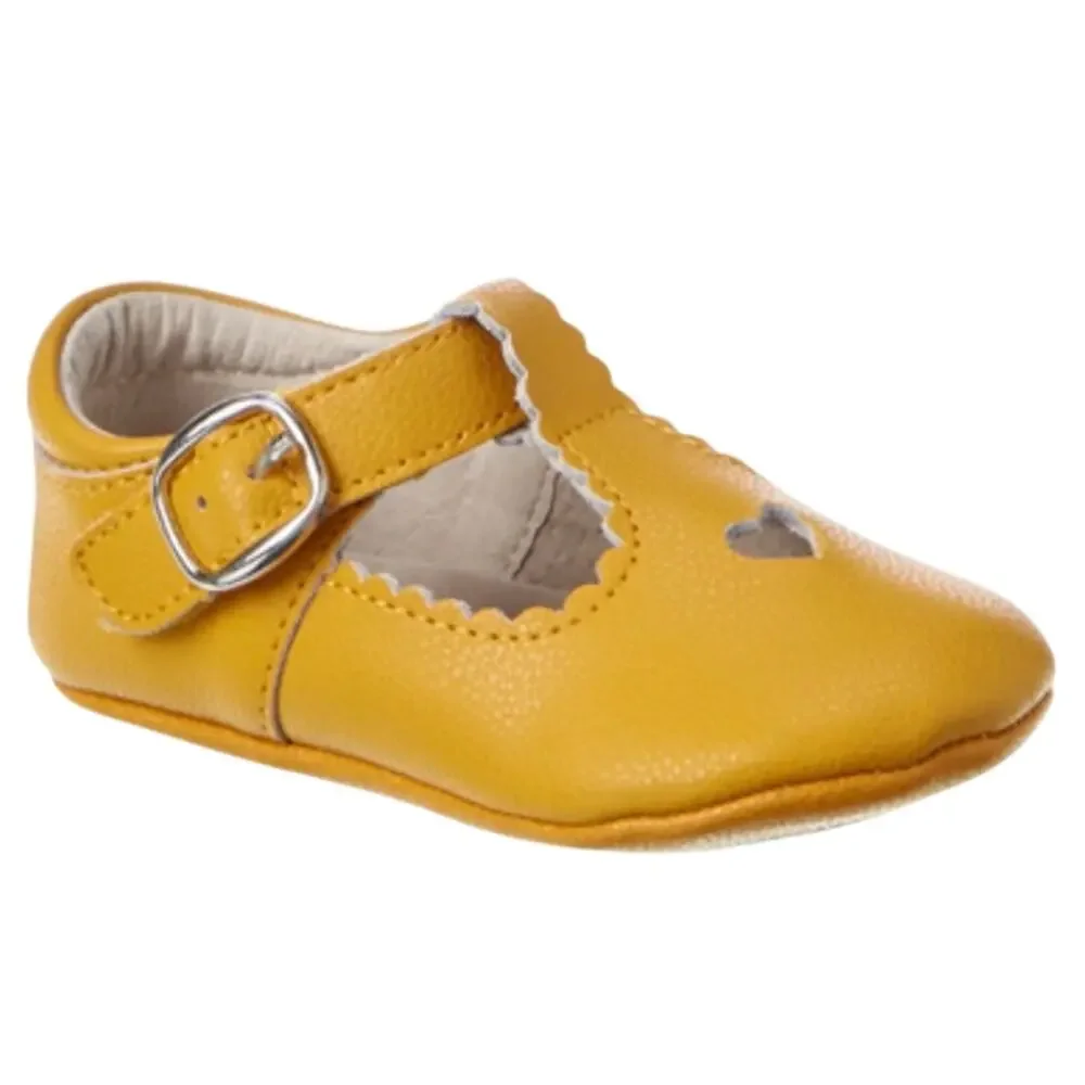 L'Amour Rosalie Heart Mary Jane, Butter Squash, NWT, Multiple Sizes Available